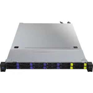 Platforma AsRock Rack (1U) 1U8S4E-GENOA/2T AMD Epyc 9005/9004 (8x 2,5" SATA HS, 4x 2,5" NVMe HS, 2xM.2, 2x10Gbe, IPMI, 1+1 750W)