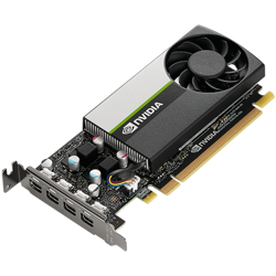 PNY NVIDIA GPU VCNT1000-SB 4GB GDDR6 128bit, 2.5 TFLOPS, PCIE 4.x16, 4x mDP, LP sinle slot, 1 fan