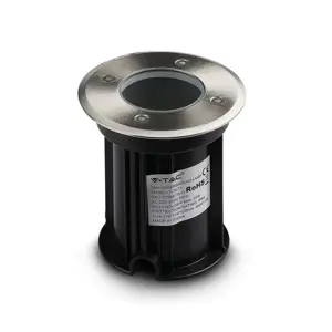 Podzemna lampa V-TAC VT-7677 (napon 230V, IP65, GU10, crna, srebrna)