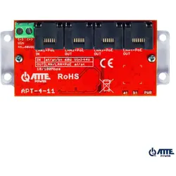 PoE Switch ATTE APT-4-11 (4 porta, 10/100Mbps, extender)