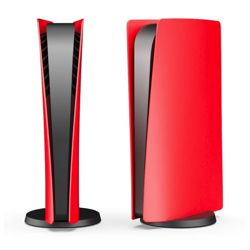 Poklopac DOBE TP5-0596 za PS5 konzolu, za digitalnu verziju crveni