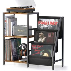 Polica za gramofon i gramofonske ploče BMK AUDIO vinyl rack INA