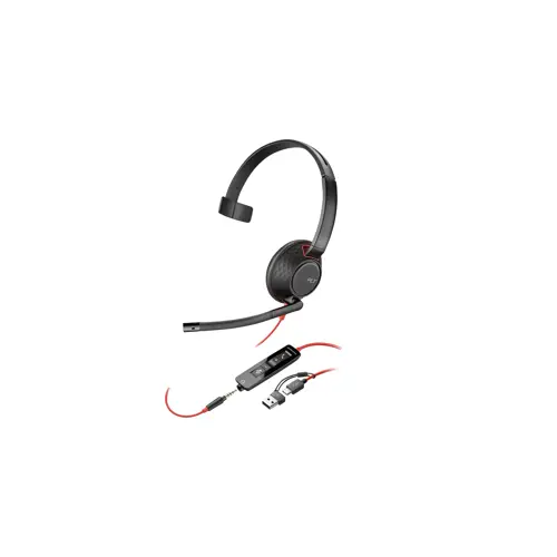 Slušalice Poly Blackwire 5210 (USB-C, certificirano za MS Teams/Zoom)