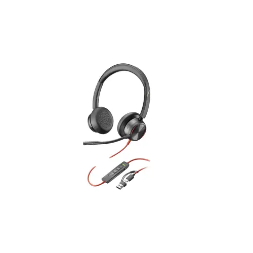 Slušalice POLY Blackwire 8225 (USB, smanjenje buke, crne)