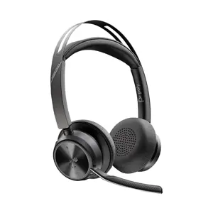 Poly Voyager Focus 2-M USB-C-C Headset USB-C/A Adapter Charging Stand