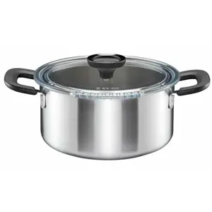 Pot 3L stainless steel with lid Functional