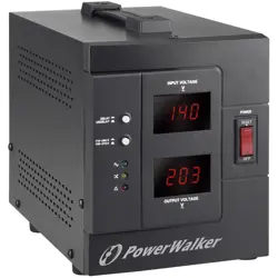 PowerWalker AVR 2000 SIV FR voltage regulator 2 AC outlet(s) 110 - 280 V Black