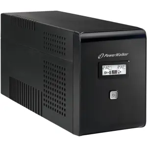 PowerWalker VI 2000 LCD uninterruptible power supply (UPS) 2 kVA 1200 W 2 AC outlet(s)