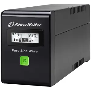 PowerWalker VI 600 SW uninterruptible power supply (UPS) Line-Interactive 0.6 kVA 360 W 2 AC outlet(s)