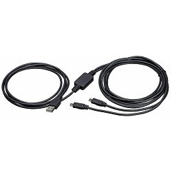 Bigben PS4 Dual Flat USB kabel USB - Micro USB crni 3m