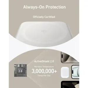 Prijenosna baterija ANKER MagGo 10K (10.000 mAh, Qi2 15 W, USB-C 27 W, bijelq)