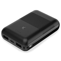Prijenosna baterija KSIX 10 000 mAh, 2XUSB-A + USB-C port