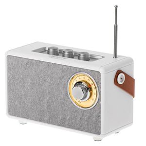 Prijenosni radio CAMRY CR1902W (BT, FM, 5 sati autonomije, TWS, MP3, USB, SD, AUX, bijeli)