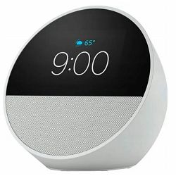 Prijenosni zvučnik AMAZON Echo Spot (Bijela, 2.83" dodirni zaslon, Bluetooth, WiFi, Alexa, Pametni sat)