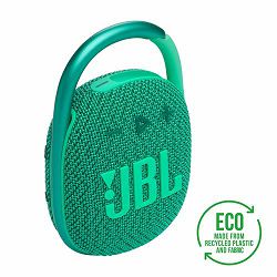 Prijenosni zvučnik JBL Clip 4 Eco zeleni (Bluetooth, baterija 10h)
