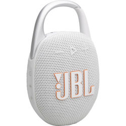 Prijenosni zvučnik JBL CLIP 5 bijeli (IP67 vodootporan, baterija 15h, Bluetooth)