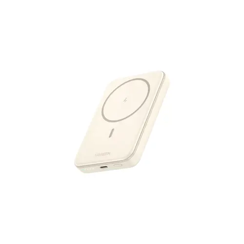 Prijenosno napajanje powerbank UGREEN, 10.000 mAh, bežično punjenje do 15W, USB-C, Power Delivery do 20W, bijeli