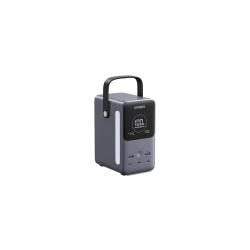 Prijenosno napajanje powerbank UGREEN, 48.000 mAh, 300W, Fast Charging, 3x USB-C, 2x USB-A, Power Delivery 3.1, sivi