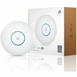 Pristupna točka UBIQUITI UniFi AC PRO, 450 Mbps (2,4 GHz), 1300 Mbps (5 GHz), pasivni PoE, 48 V 0,5 A PoE adapter uključen, 802.3af/at, 2x10/100/1000 RJ45 priključak, integrirani 3 dBi 3x3 MIMO (2.4 )