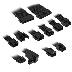 Produžni kabel Kolink Core Pro Braided Cable Extension Kit 12V-2x6 Type 2 (crna boja)