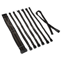 Produžni kabel Kolink Core Pro Braided Cable Extension Kit 12V-2x6 Type 1 (boja: crna i siva)