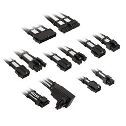 Produžni kabel za napajanje Kolink Core Pro Braided Cable Extension Kit 12V-2x6 (crna i bijela)