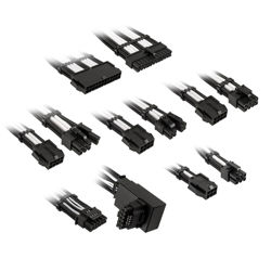 Produžni kabel za napajanje, Kolink Core Pro Braided Cable Extension Kit 12V-2x6 Type 1 (crna i sjajno bijela)