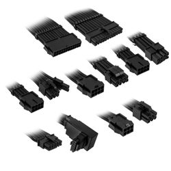 Produžni kabel za napajanje Kolink Core Pro Braided Cable Extension Kit 12V-2x6 Type 1 (crna boja)