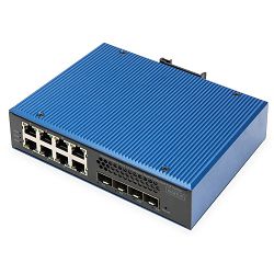 Switch DIGITUS Gigabit Ethernet PoE 8+4SFP (industrijski)