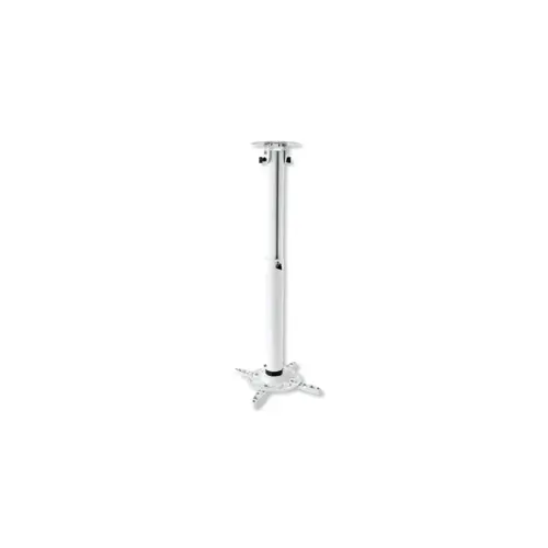 Projekcijski nosač za strop TECHLY PROJECTOR CEILING MOUNT 50-77CM 15KG WHITE UNIVERSAL (50-77cm, do 15kg, bijela)