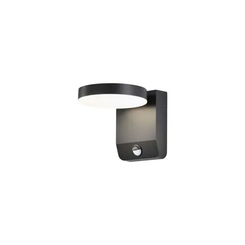 Projektor za fasadu V-TAC VT-11020S-RD-B (LED 17W, senzor pokreta, IP65, 4000K, 2480lm, crna)
