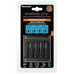 Punjač baterija PANASONIC Eneloop Smart BQCC65E, brzi, 4 mjesta za punjenje, LCD ekran, USB
