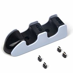 Punjač DOBE IV-P5207, Dual Dock za PS5 Kontrolere, horizontalni bijeli