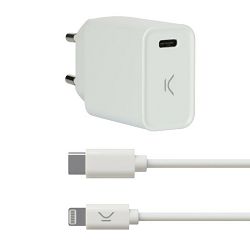 Punjač KSIX Type-C na lightning bijeli