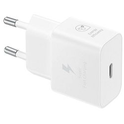 Punjač SAMSUNG, EP-T2510XWEGEU, 25W, 1xUSB-C, Kabel USB-C bijeli