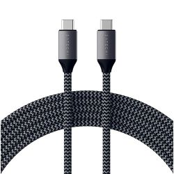 Kabel za mobitel SATECHI Type-C to Type-C, 100W, QC, 2m, Space Grey