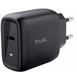 Punjač TRUST, Maxo 45W, 24816, 1xUSB-C, Kabel USB-C na USB-C crni