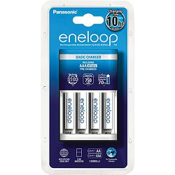 Punjač za baterije PANASONIC BQ-CC18 + 4 X AAA 750mAh