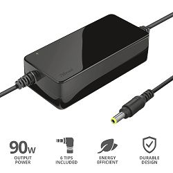Punjač za laptop TRUST PRIMO, 19V-90W, univerzalni