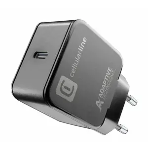 Punjač za mobitel CELLULARLINE USB-C i Type-C 15W
