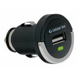 Auto punjač za mobitel CELLULARLINE USB MICRO CAR CHARGER crni