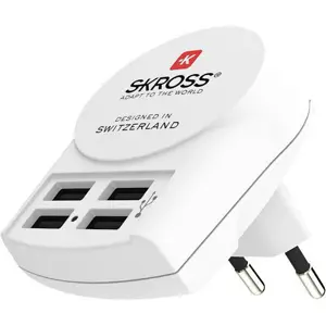 Putni adapter SKROSS, Euro USB CHarger (4xA)