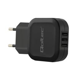 Qoltec 50191 Charger 17W | 5V | 3.4A | 3xUSB