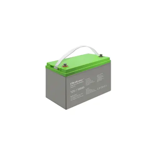 Qoltec 53077 Deep Cycle Gel Battery | 12V | 100Ah | 30.5kg