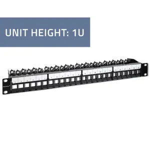 qoltec-54516-patch-panel-for-19-rack-24-ports-1u-utp-black-88238-szaqocakc0002.webp