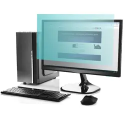 Qoltec Blue Light Filter 24" | 16:9 | Eye Care | Anti Glare | Matte | per monitor