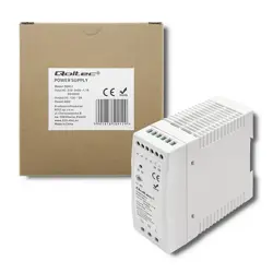 Napajanje za šinu QOLTEC, 60W, 12V, 5A, (bijelo, tanko)