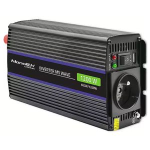 Pretvarač napona QOLTEC Monolith (adapter/inverter, za unutra, 600 W) crni