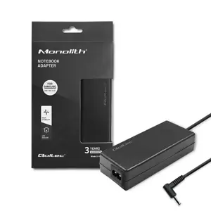 Qoltec Samsung PREMIUM 65W Laptop Power Adapter | 19V | 3.42A | 3.0*1.0