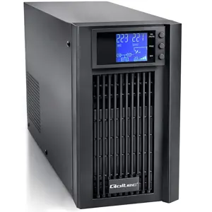 Qoltec Zasilacz awaryjny UPS Pure Sine Wave | 3kVA | 2400W | AVR | LCD |  Czysty Sinus